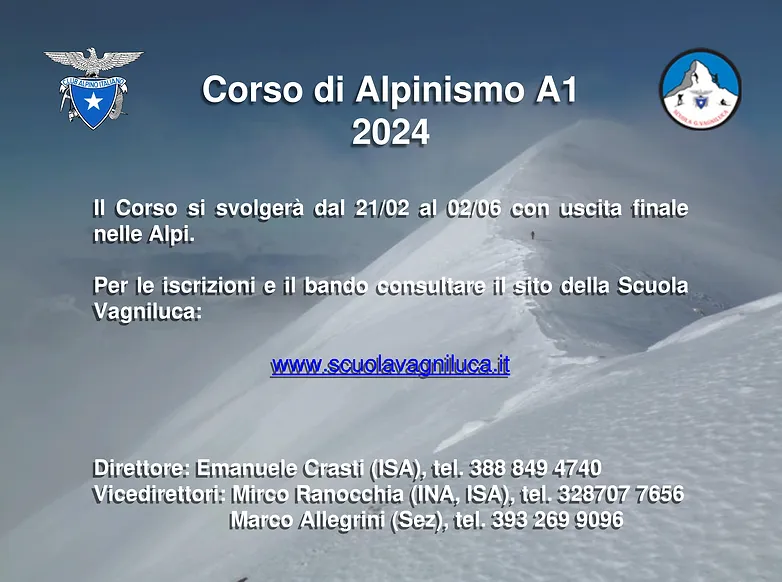 Corso di alpinismo base –A1