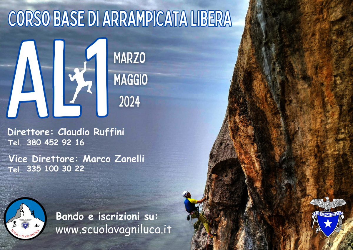 Corso di arrampicata Libera AL1