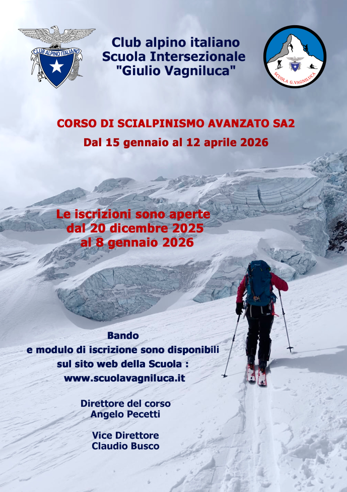 CORSO DI SCIALPINISMO AVANZATO – SA2
