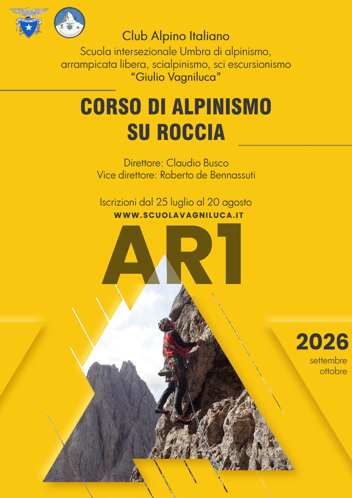 Corso Roccia Avanzato AR1